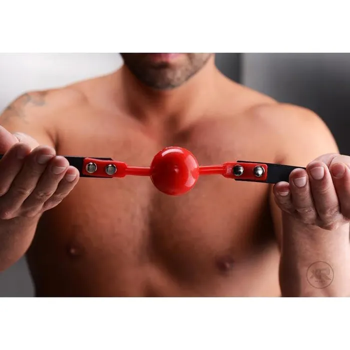 Master Series Male Sex Toys Hush Comfort Silicone Ball Gag