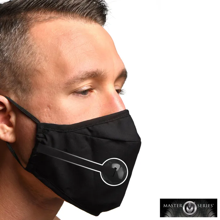 Master Series Male Sex Toys Under Cover Ball Gag Face Mask