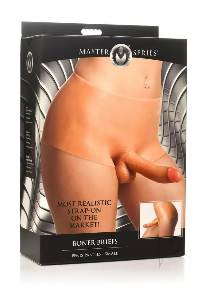 Master Series Master Series Boner Brief Penis Panties with Posable Dildo Small Vanilla Male Sex Toys Master Series Master Series Boner Brief Penis Panties with Posable Dildo Small Vanilla Male Sex Toys