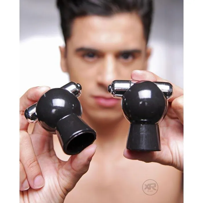Master Series Reverb Vibrating Nipple Suckers Female Sex Toys