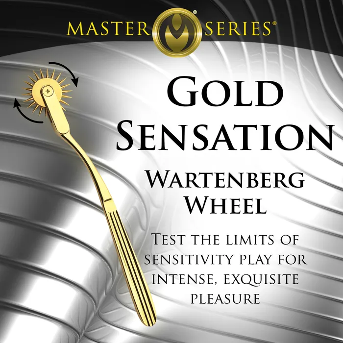Master Series Vibrators Gold Sensation Wartenberg Wheel