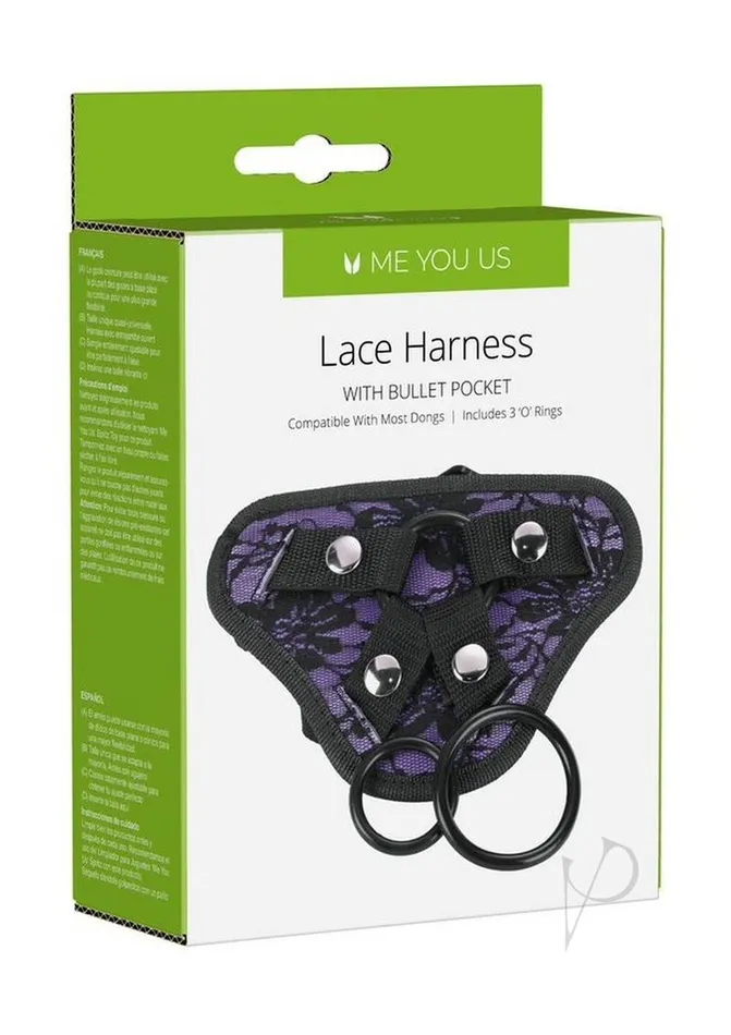 ME YOU US Adjustable Harness Purple Me You Us Vibrators
