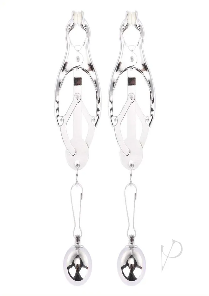 ME YOU US Clover Nipple Clamp Silver Me You Us Vibrators