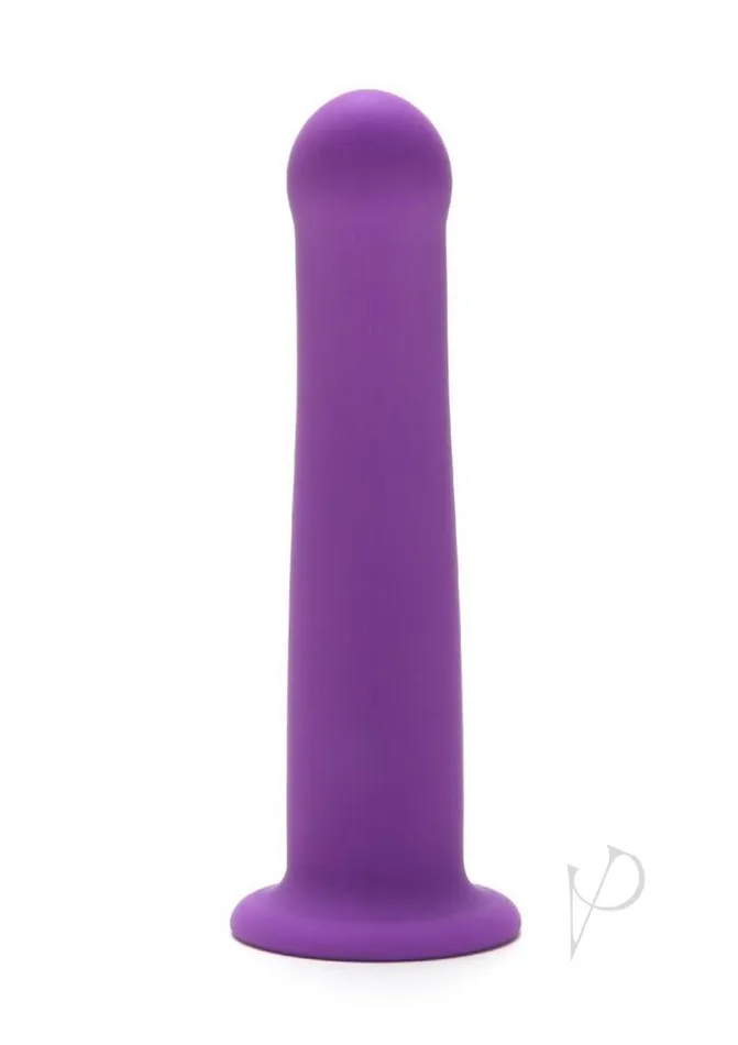 ME YOU US Curved Silicone Dildo 7in Purple Me You Us Dildos