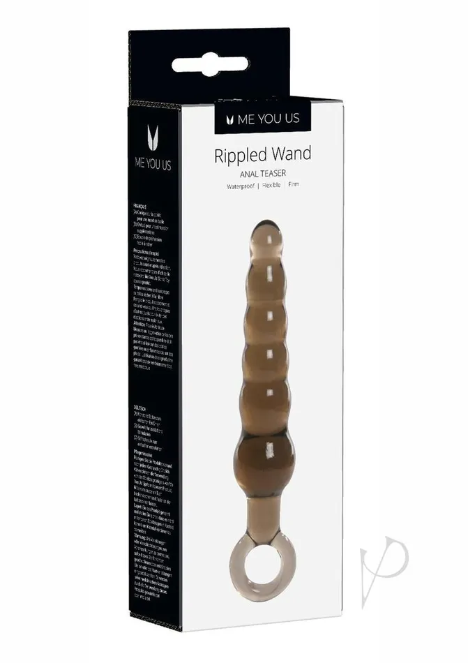 Me You Us Male Sex Toys ME YOU US Rippled Anal Teaser Wand Anal Plug 575in Smoke Me You Us Male Sex Toys ME YOU US Rippled Anal Teaser Wand Anal Plug 575in Smoke
