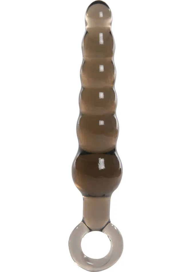 Me You Us Male Sex Toys ME YOU US Rippled Anal Teaser Wand Anal Plug 575in Smoke