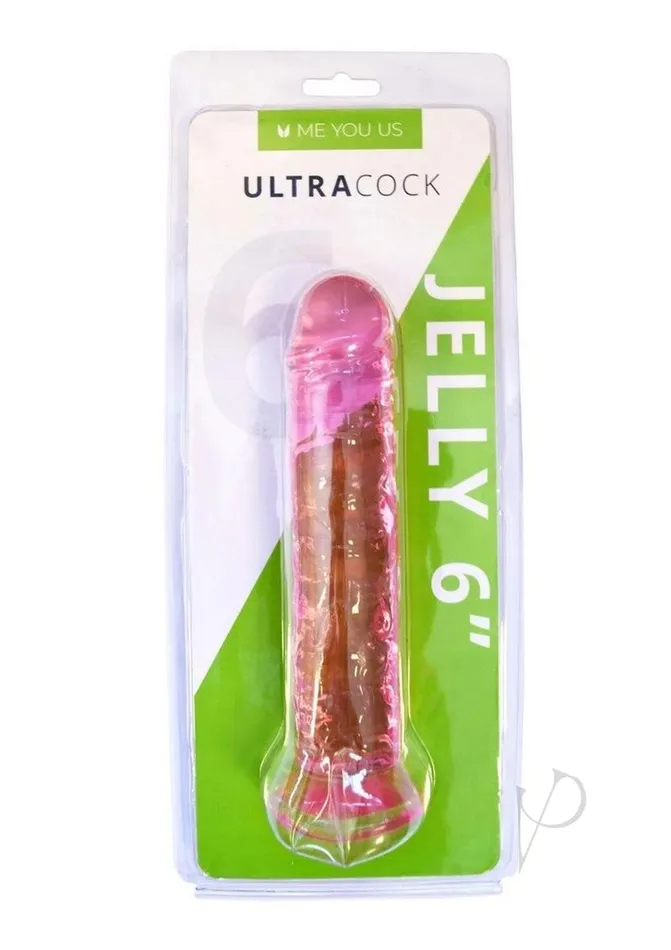 Me You Us ME YOU US Ultracock Jelly Dong 6in Pink Dildos