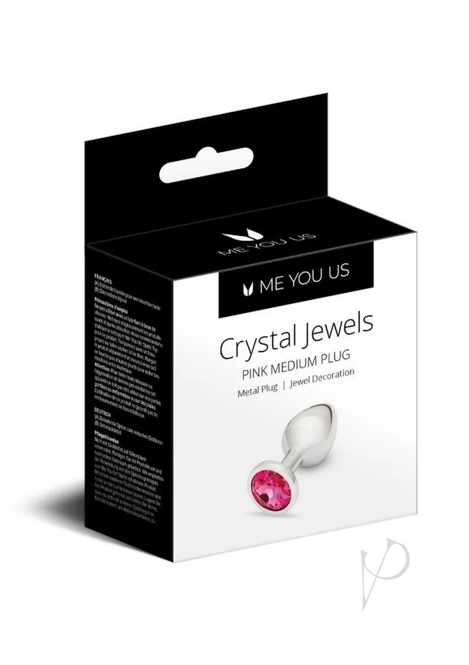 Me You Us Vibrators ME YOU US Crystal Jewels Medium Pink