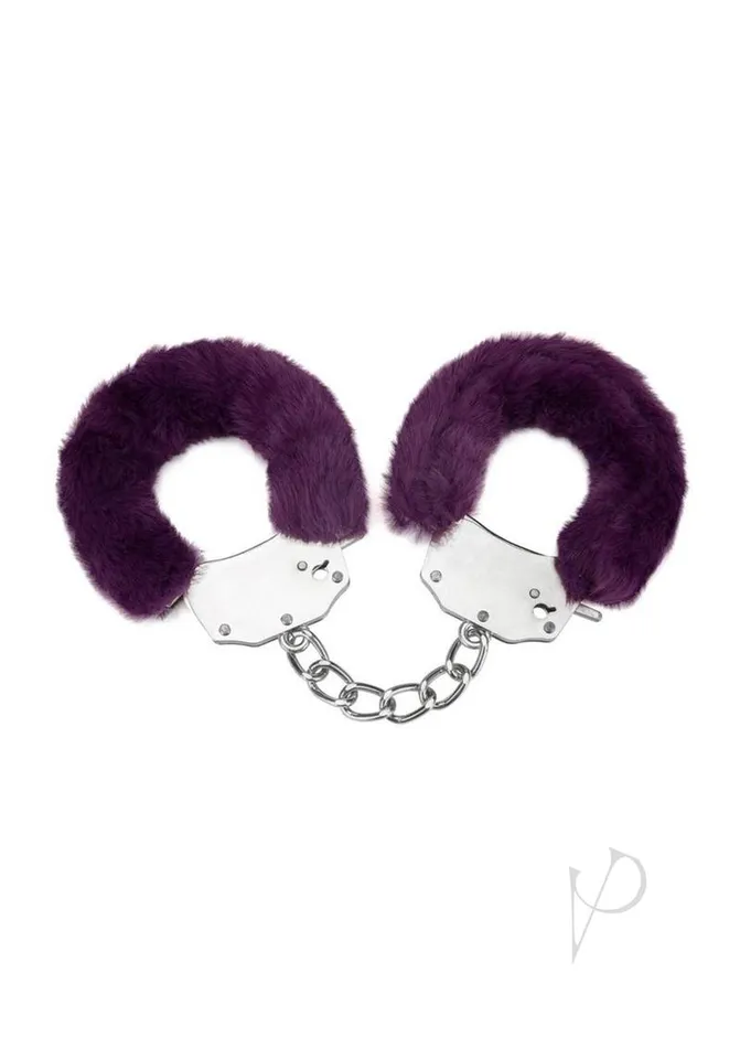 Me You Us Vibrators ME YOU US Furry Handcuffs Purple Me You Us Vibrators ME YOU US Furry Handcuffs Purple