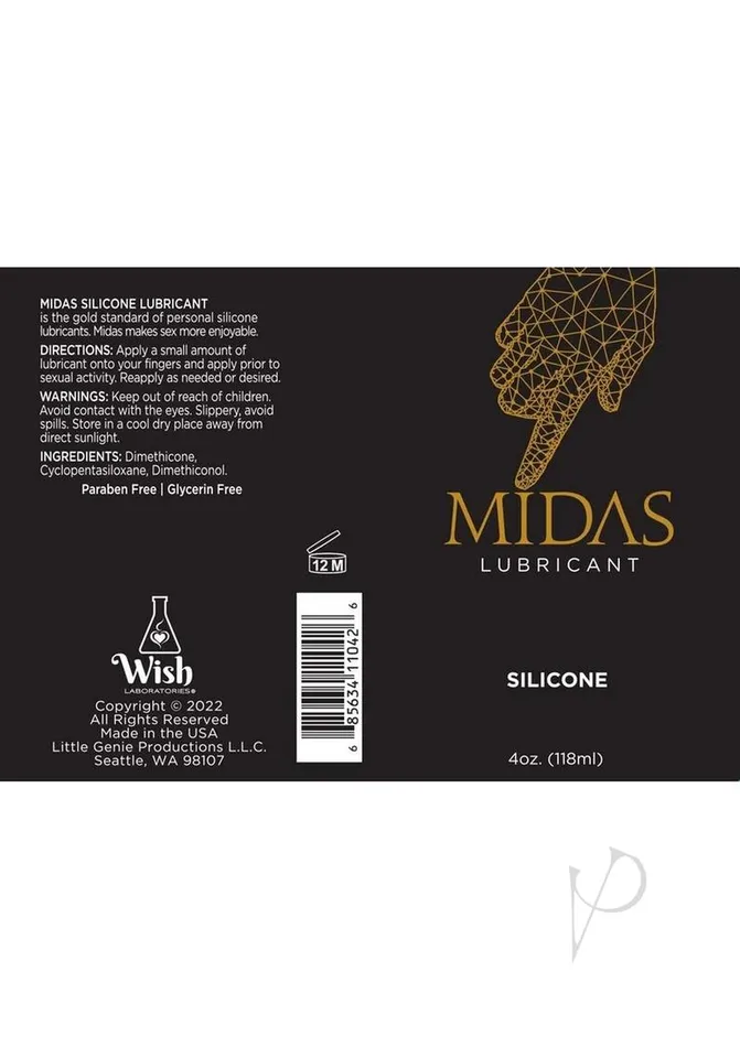 Midas Silicone Lubricant 4oz Midas Lubricants Midas Silicone Lubricant 4oz Midas Lubricants