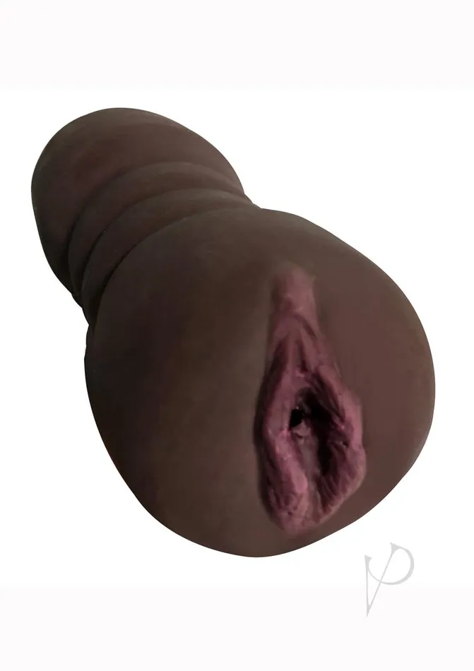Mistress Male Sex Toys Mistress Brandy and Buffy Vibrating BioSkin Stroker BFFs Pussy and Ass Chocolate