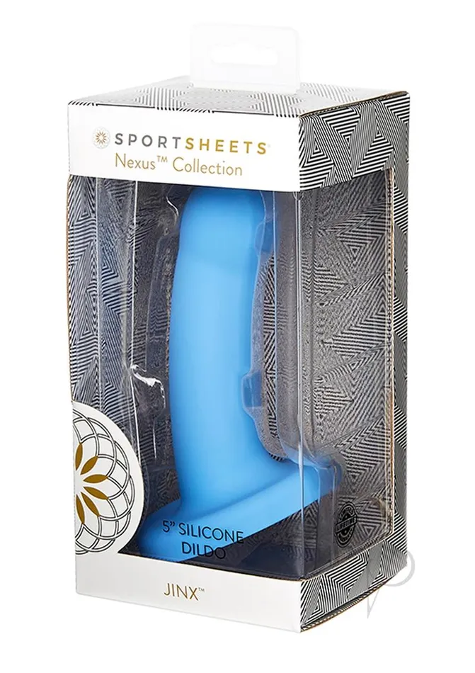Nexus Collection Anal Nexus Collection By Sportsheets JINX Silicone Dildo 5in Blue Nexus Collection Anal Nexus Collection By Sportsheets JINX Silicone Dildo 5in Blue