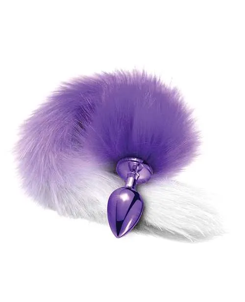 Nixie Anal Nixie Metal Butt Plug wFaux Fur Tail Purple Metallic Nixie Anal Nixie Metal Butt Plug wFaux Fur Tail Purple Metallic
