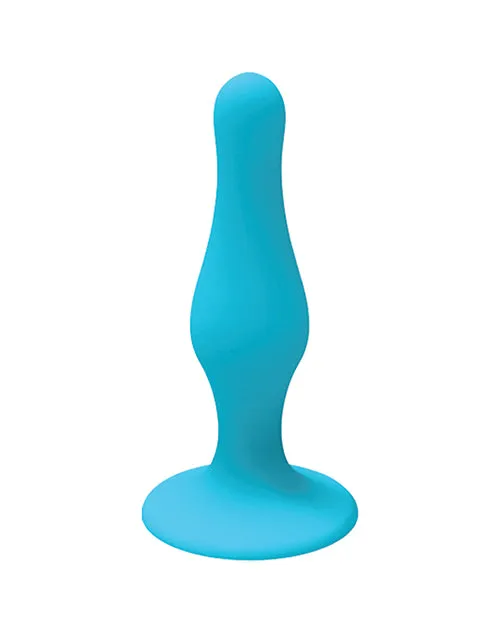 Nobu Anal Nobu Rainbow Large Silicone Plug Blue