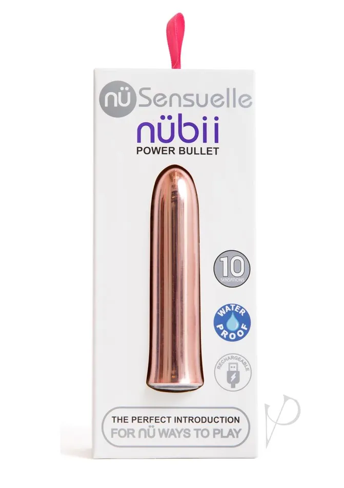 Nu Sensuelle Vibrators Sensuelle Nubii 15 Function Rechargeable Bullet Vibrator Rose Gold Nu Sensuelle Vibrators Sensuelle Nubii 15 Function Rechargeable Bullet Vibrator Rose Gold