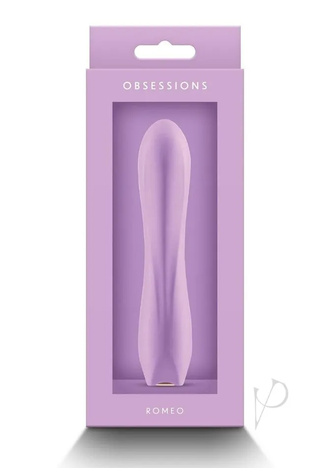 Obsessions Obsessions Romeo Rechargeable Silicone Vibrator Lavender Female Sex Toys Obsessions Obsessions Romeo Rechargeable Silicone Vibrator Lavender Female Sex Toys