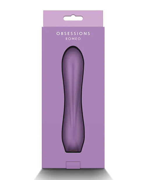 Obsessions Obsessions Romeo Rechargeable Silicone Vibrator Lavender Female Sex Toys Obsessions Obsessions Romeo Rechargeable Silicone Vibrator Lavender Female Sex Toys