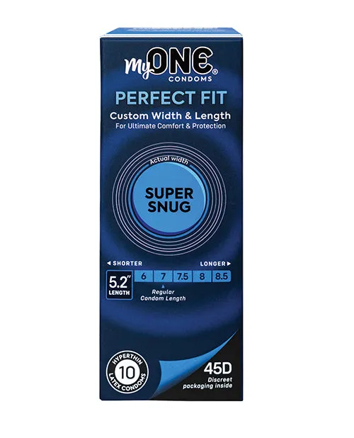 One Male Sex Toys My ONE Super Snug Condoms 10 Pack
