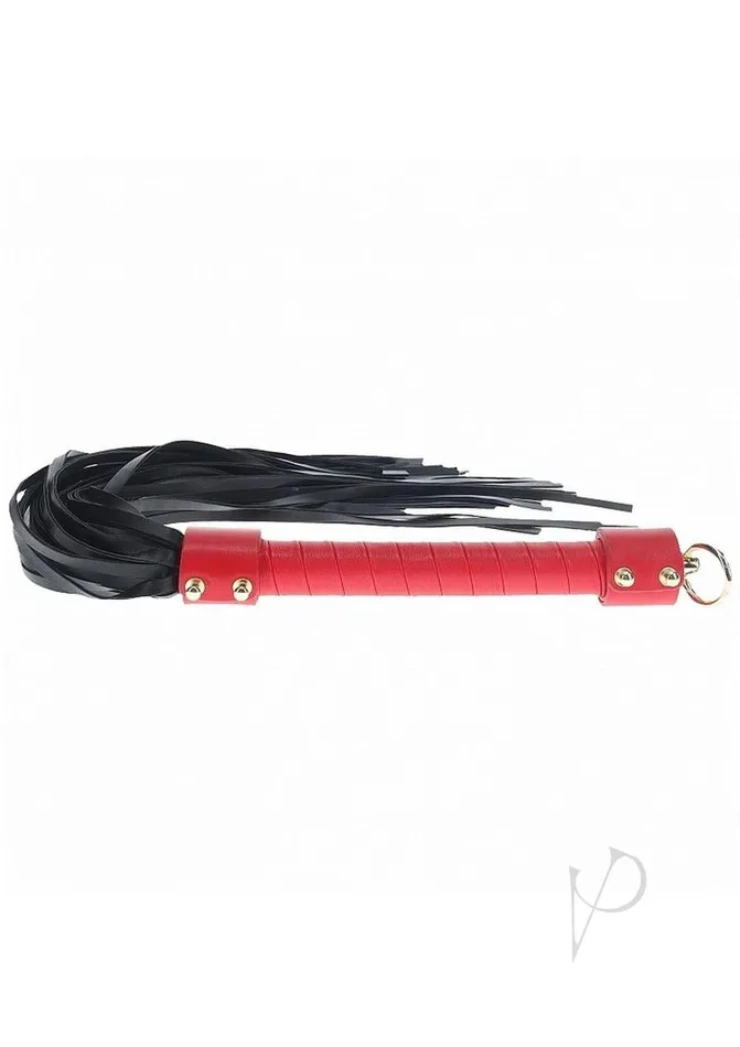 Ouch Anal Ouch Milan Collection Flogger BlackRed