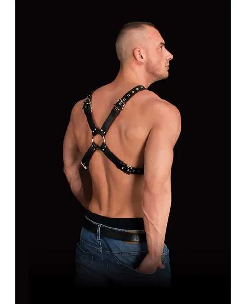 Ouch Anal Shots Ouch Adonis High Halter Black Ouch Anal Shots Ouch Adonis High Halter Black