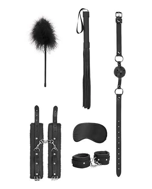 Ouch Couples Ouch Kits Beginners Bondage Kit 6pc Black Ouch Couples Ouch Kits Beginners Bondage Kit 6pc Black