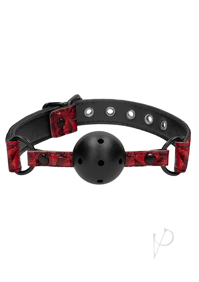 Ouch Ouch Luxury Breathable Luxury Ball Gag Burgundy Couples Ouch Ouch Luxury Breathable Luxury Ball Gag Burgundy Couples