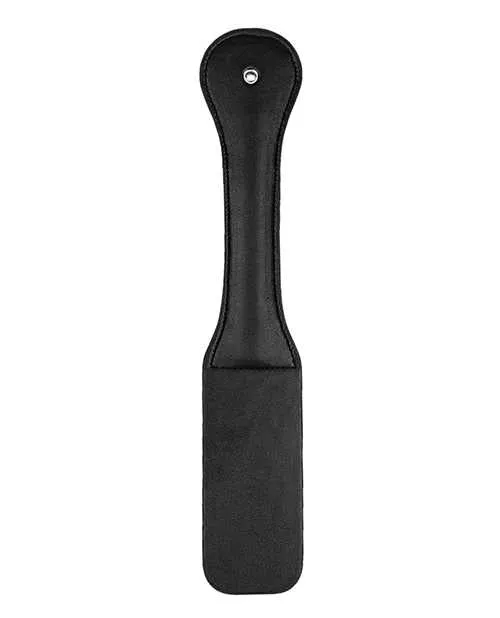 Ouch Restraints Ouch Leather Paddle Bitch Black