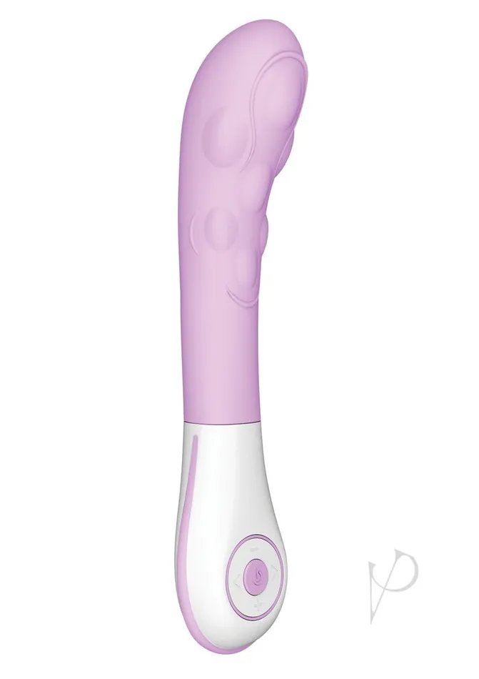 OVO Silkskyn Rechargeable Silicone Bumpy Vibrator PinkWhite Ovo Vibrators