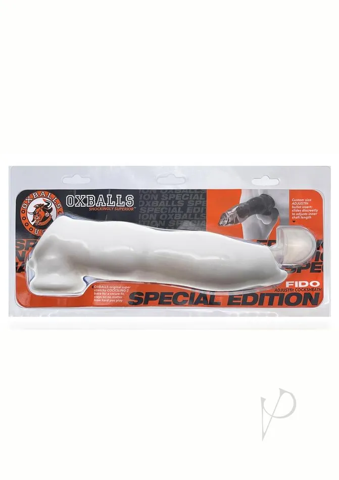 Oxballs Female Sex Toys Oxballs FIDO BeastShaped Cocksheath with Bullet White Oxballs Female Sex Toys Oxballs FIDO BeastShaped Cocksheath with Bullet White