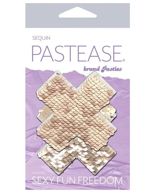 Pastease Vibrators Pastease Premium Color Changing Flip Sequins Cross Rose Gold OS Pastease Vibrators Pastease Premium Color Changing Flip Sequins Cross Rose Gold OS