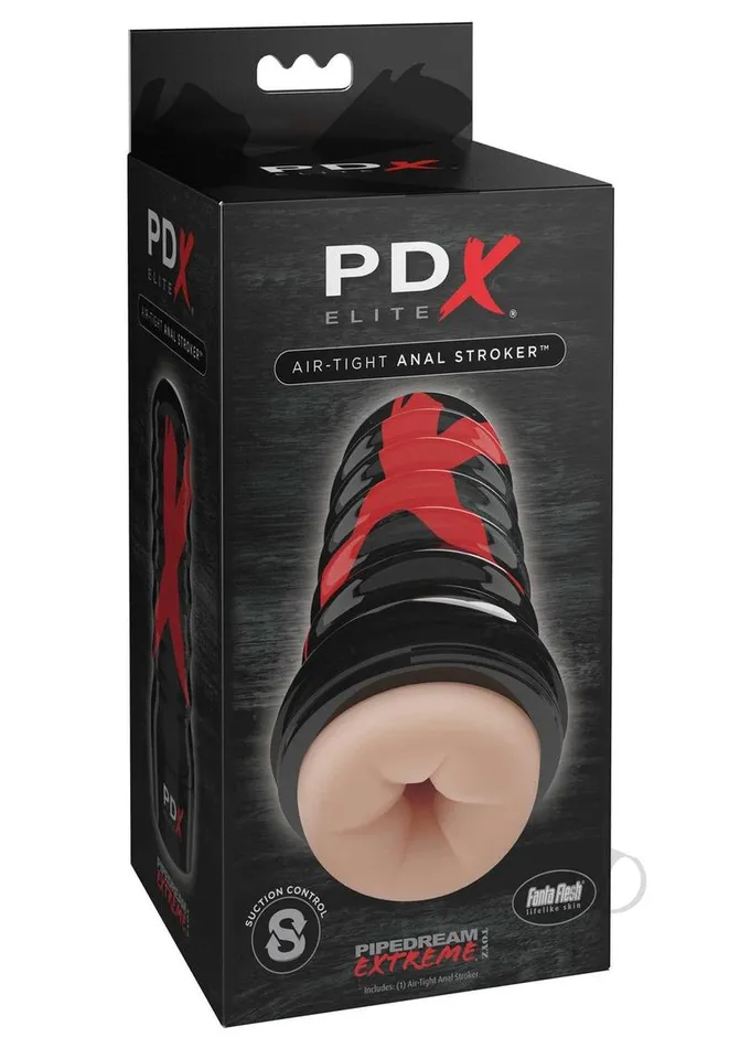 PDX Elite Air Tight Anal Masturbator Butt VanillaBlack Pdx Elite Male Sex Toys PDX Elite Air Tight Anal Masturbator Butt VanillaBlack Pdx Elite Male Sex Toys