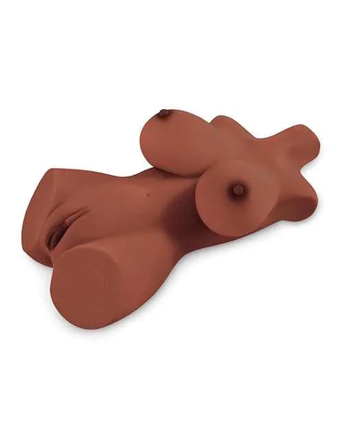 Pdx Plus Male Sex Toys PDX Plus Perfect 10 Torso Realistic Body Masturbator Chocolate