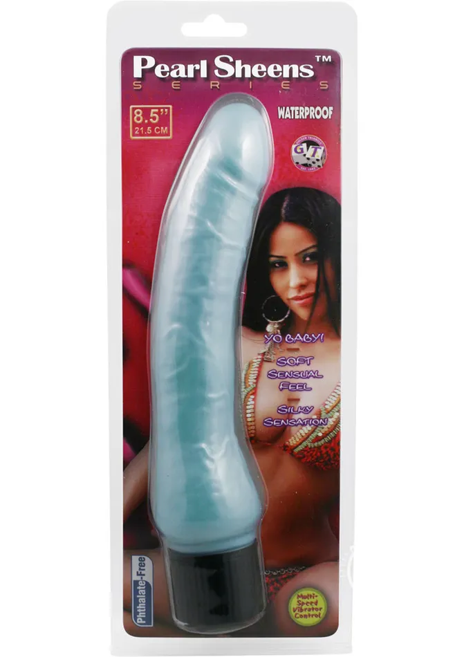 Pearl Sheens Vibrators Pearl Sheens Vibrator 85in Blue