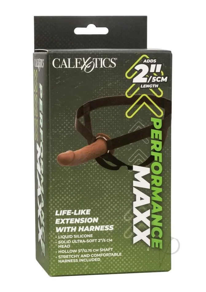 Performance Maxx Female Sex Toys Performance Maxx LifeLike Extension with Harness Chocolate Performance Maxx Female Sex Toys Performance Maxx LifeLike Extension with Harness Chocolate