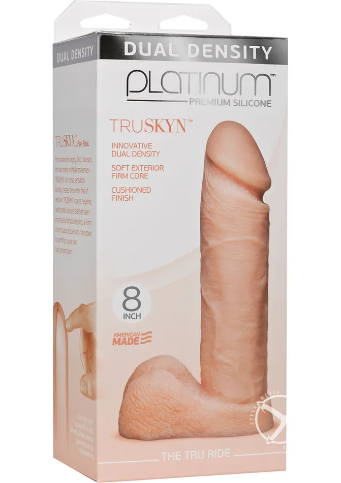 Platinum Premium Silicone The Tru Ride Dildo 8in Vanilla Platinum Premium Silicone Dildos Platinum Premium Silicone The Tru Ride Dildo 8in Vanilla Platinum Premium Silicone Dildos