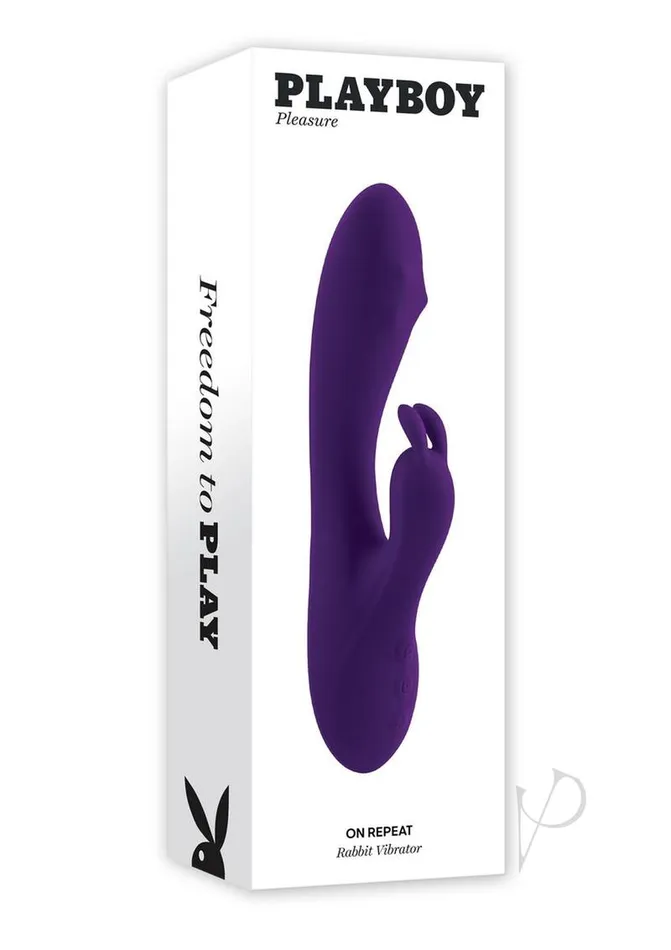 Playboy Female Sex Toys Playboy On Repeat Rechargeable Silicone Rabbit Vibrator Purple Playboy Female Sex Toys Playboy On Repeat Rechargeable Silicone Rabbit Vibrator Purple