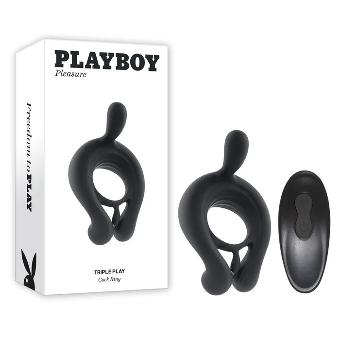 Playboy Pleasure Couples Playboy Pleasure TRIPLE PLAY Cock Ring