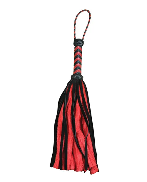 Plesur 17 Suede Fluffy Faux Fur Tails BlackRed Plesur Anal
