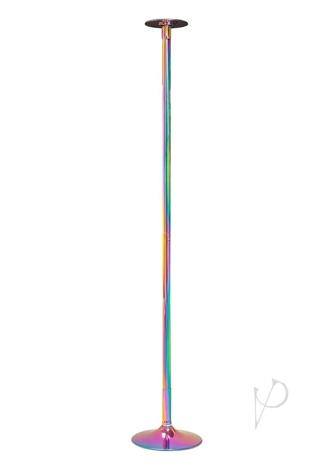 Power Pole Pro Professional Portable Exercise and Dance Spinning Pole Extends Up To 9ft Rainbow Power Pole Female Sex Toys Power Pole Pro Professional Portable Exercise and Dance Spinning Pole Extends Up To 9ft Rainbow Power Pole Female Sex Toys