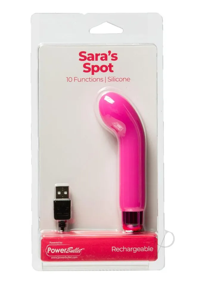 Powerbullet Female Sex Toys PowerBullet Saras Spot 10 Function Rechargeable Silicone Vibrating Bullet Pink Powerbullet Female Sex Toys PowerBullet Saras Spot 10 Function Rechargeable Silicone Vibrating Bullet Pink