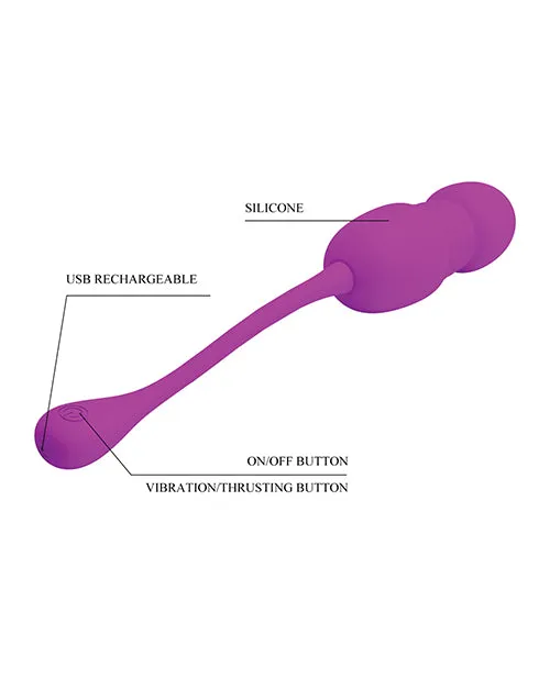 Pretty Love Vibrators Pretty Love Callie Thrusting Egg Fuchsia