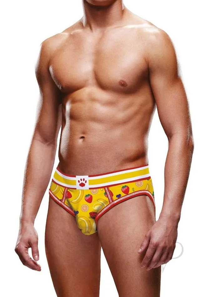 Prowler Fruits Open Brief Medium Yellow Prowler Female Sex Toys Prowler Fruits Open Brief Medium Yellow Prowler Female Sex Toys