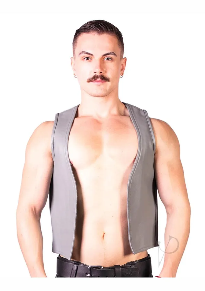 Prowler RED Monochrome Waistcoat Small Gray Prowler Red Anal