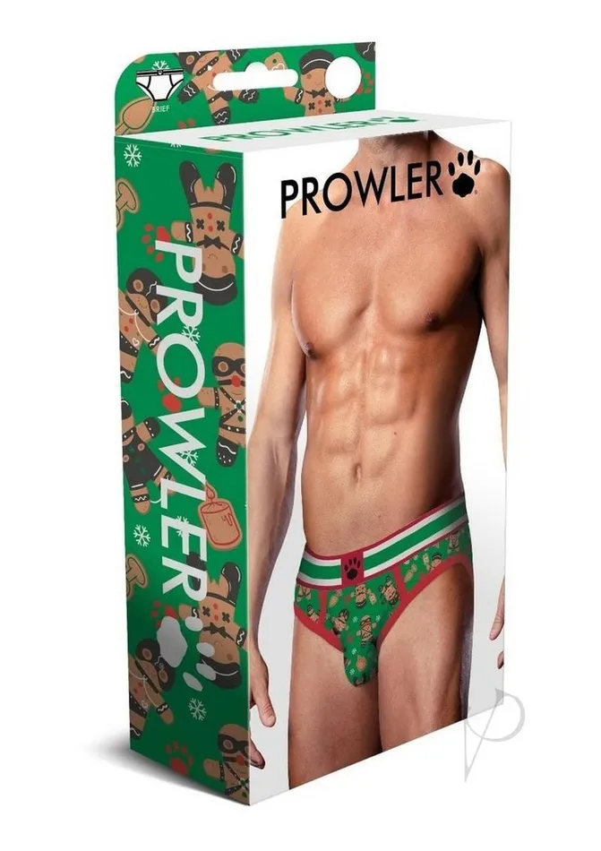Prowler Vibrators Prowler Gingerbread Brief XXLarge GreenRed