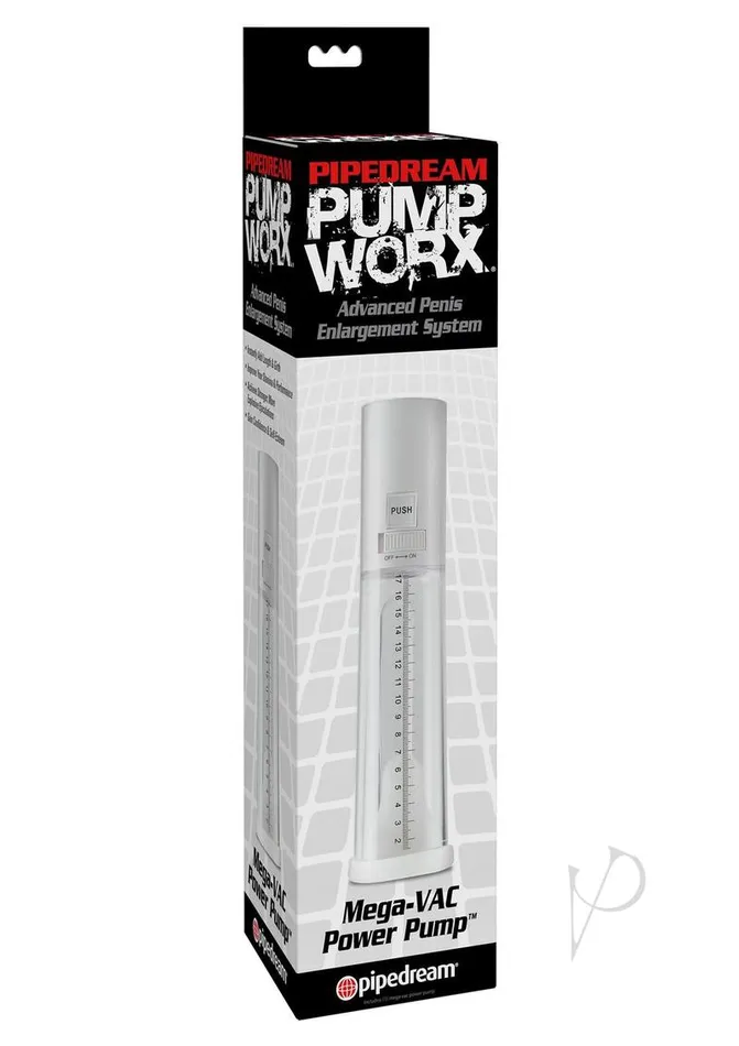 Pump Worx Pump Worx MegaVac Power Pump Advanced Penis Enlargement System White Male Sex Toys Pump Worx Pump Worx MegaVac Power Pump Advanced Penis Enlargement System White Male Sex Toys