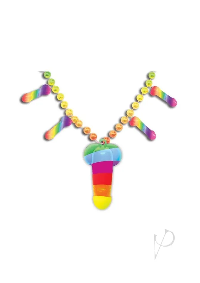 Rainbow Anal Rainbow Pecker Whistle Necklace