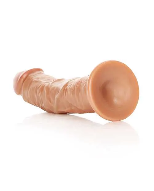 Real Rock Female Sex Toys RealRock Curved Realistic Dildo with Suction Cup 7in Caramel Real Rock Female Sex Toys RealRock Curved Realistic Dildo with Suction Cup 7in Caramel