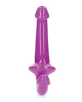 Real Rock Female Sex Toys RealRock Strapless StrapOn Glow in the Dark Dildo 6in Purple