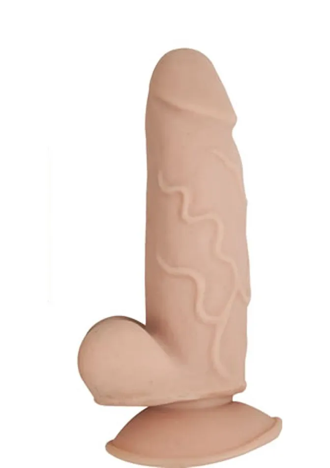 Realcocks Dildos Realcocks Dual Layered 1 Bendable Dildo 55in Vanilla