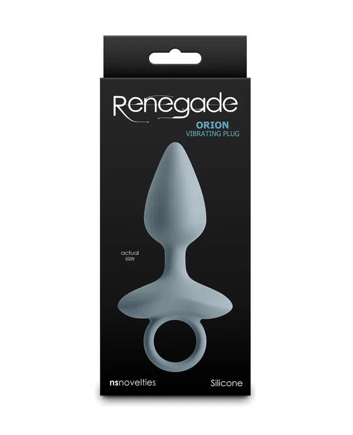 Renegade Orion Rechargeable Silicone Anal Plug Gray Renegade Male Sex Toys Renegade Orion Rechargeable Silicone Anal Plug Gray Renegade Male Sex Toys